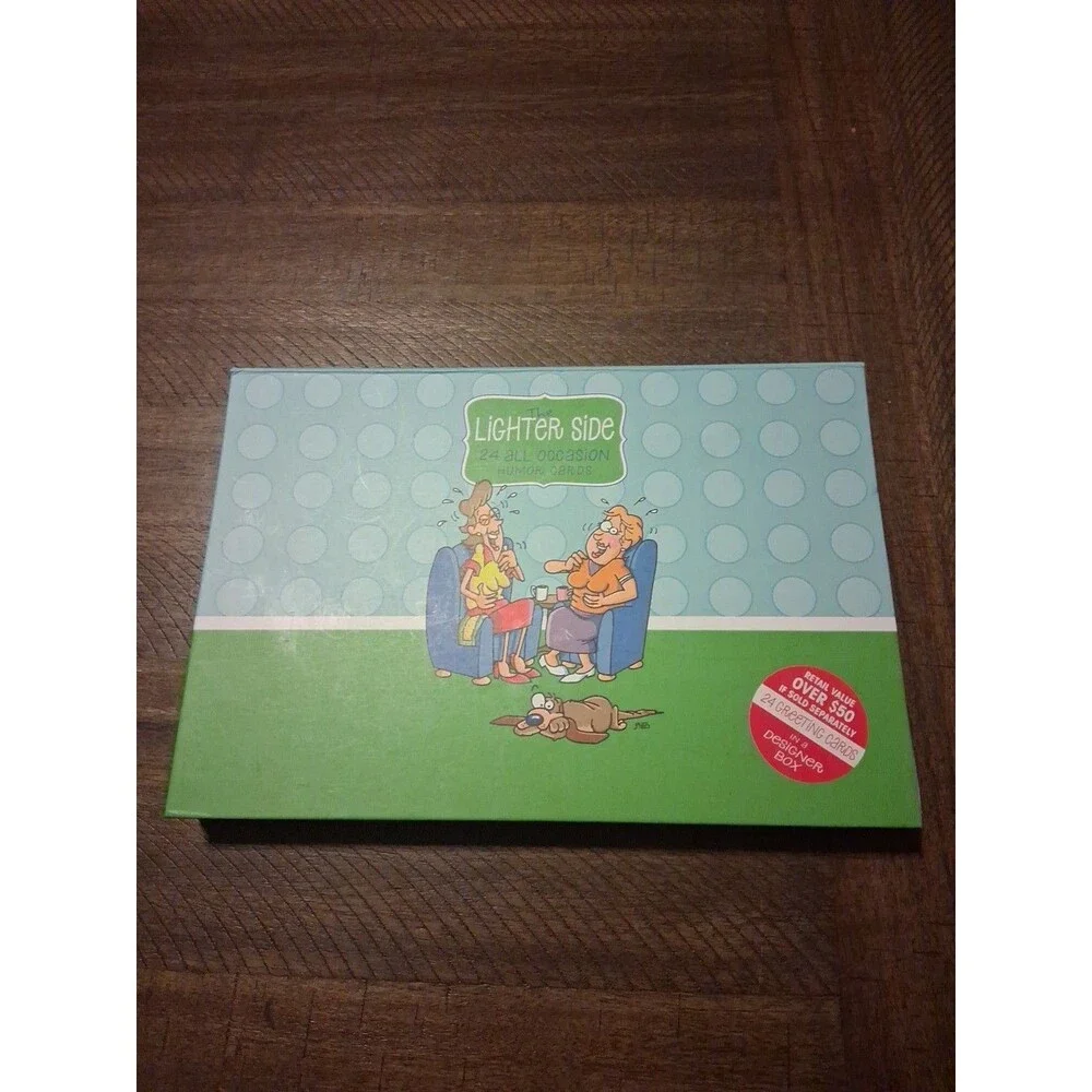 The Lighter Side 24 All Occasions Cards & Envelopes 23 Cards & Envelopes In Box